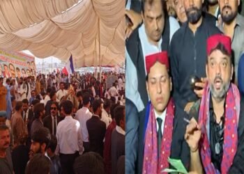 خیرپور: نہروں کے منصوبے کے خلاف وکلا کا قومی شاہراہ پر دھرنا چھٹے روز بھی جاری