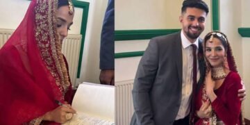 اداکارہ مہرالنساء برطانیہ میں شادی کے بندھن میں بندھ گئیں، سوشل میڈیا پر تہلکہ