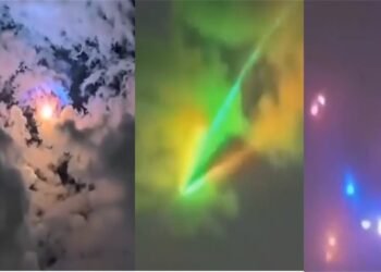 “وینکوور کے آسمان پر پراسرار روشنیاں، سوشل میڈیا پر نئی بحث”