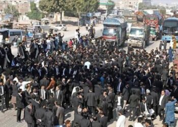 دریائے سندھ سے کینالز نکالنے کے خلاف وکلا کا ببرلو بائی پاس پر دھرنا، تین صوبوں کا زمینی رابطہ ٹوٹ گیا