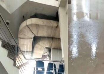 اسلام آباد ہائیکورٹ کی عمارت میں چوراہٹ: اربوں روپے لاگت کے باوجود بارش سے چھتیں ٹپکنے لگیں