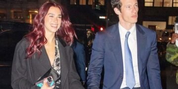 دعا لیپا نے معروف اداکار کالم ٹرنر سے منگنی کرلی