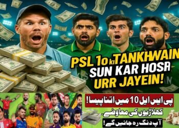 پی ایس ایل 10: بابر، رضوان، شاہین — کون کتنا کما رہا ہے؟ ہوش اُڑا دینے والی تفصیلات لیک ہو گئیں!