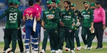 تین ملکی ٹی ٹوئنٹی سیریز: پاکستان کا یو اے ای کو جیت کے لیے 172 رنز کا ہدف